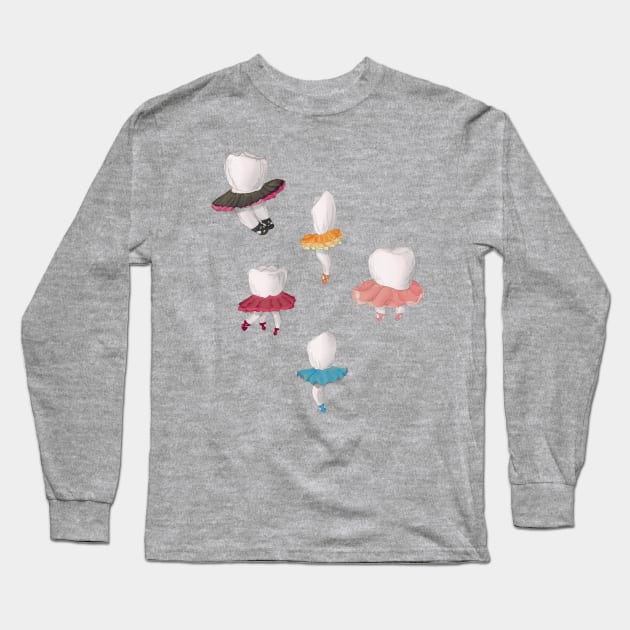 Tooth ballet - the world's most gifted teeth Long Sleeve T-Shirt by LeahHa